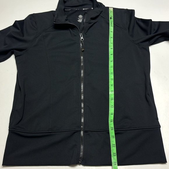 Women’s GAIAM full zip black athletic jacket size L - Picture 4 of 8